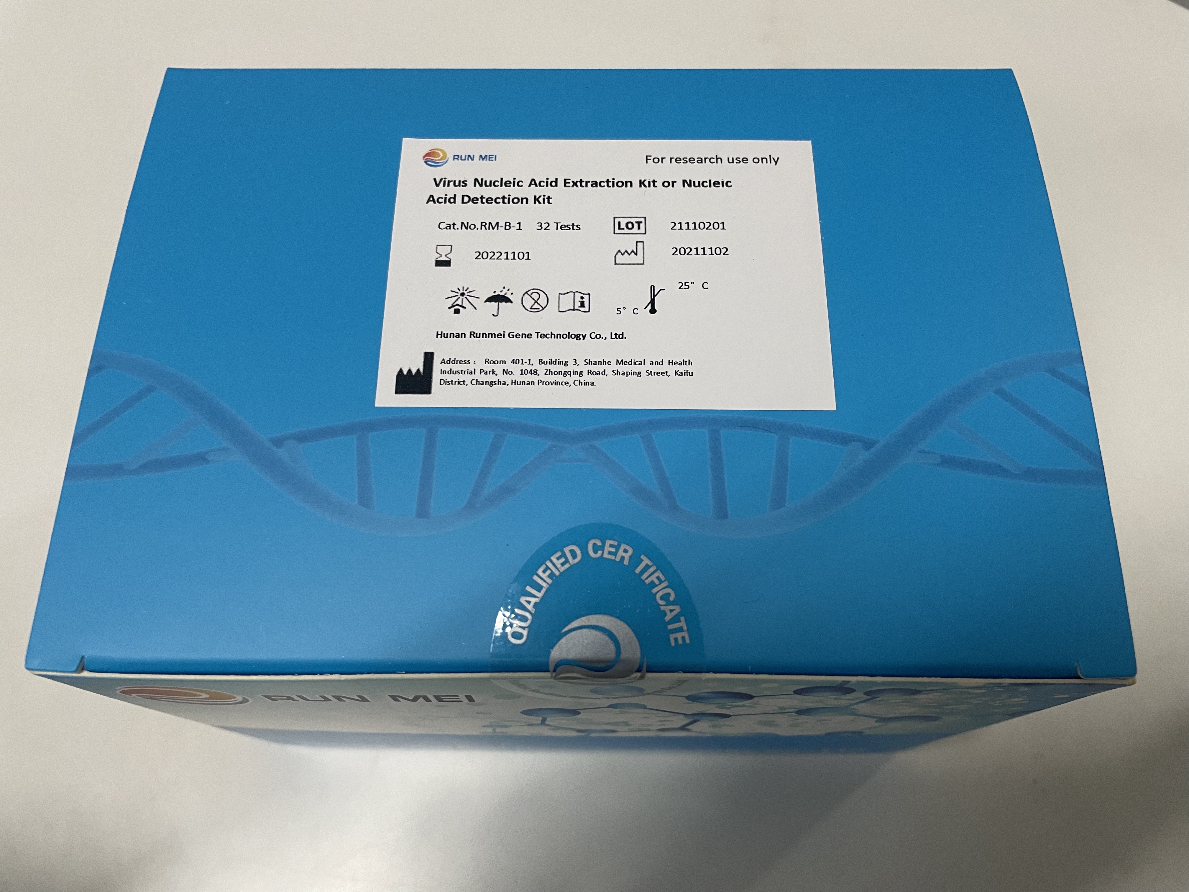 Kit de detección de ácido nucleico o extracción de ácido nucleico de virus (RM-B-1)